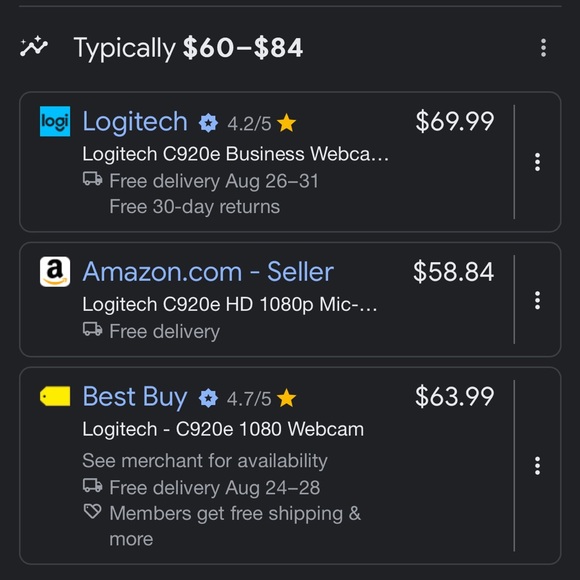 LOGITECH c920e Business Webcam - Picture 4 of 4